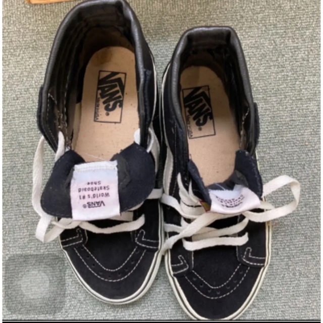 22cm MADE IN USA新品 　VANS Sk8-Hi 黒 箱付き