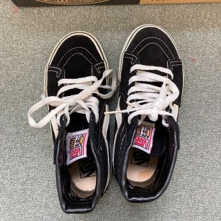 ヴァンズ(VANS)の22cm MADE IN USA新品 　VANS Sk8-Hi 黒  箱付き(スニーカー)