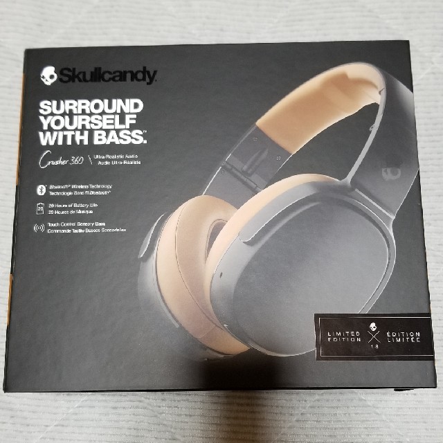 Skullcandy(スカルキャンディ)の【極美品】SKULLCANDY CRUSHER 360 BLACK/TAN スマホ/家電/カメラのオーディオ機器(ヘッドフォン/イヤフォン)の商品写真