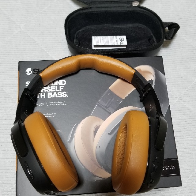 Skullcandy(スカルキャンディ)の【極美品】SKULLCANDY CRUSHER 360 BLACK/TAN スマホ/家電/カメラのオーディオ機器(ヘッドフォン/イヤフォン)の商品写真