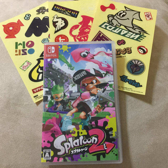 スプラトゥーン2 Switch ステッカー付