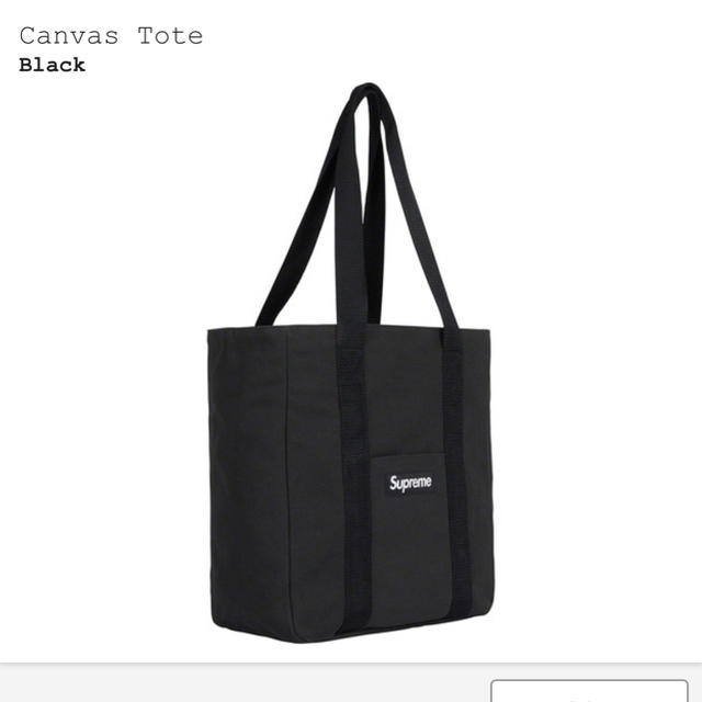 新品未使用 Supreme Canvas Tote Black バッグ | lachivaloca.com.au