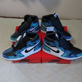 ナイキ(NIKE)の【新品未使用】WMNS AIR JORDAN 1 HIGH OG TIE-DYE(スニーカー)