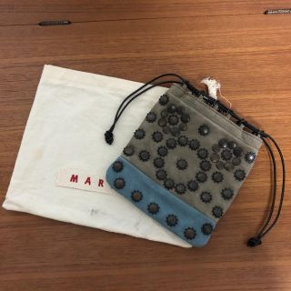 マルニ(Marni)の【最終お値下げ！】MARNI マルニ 巾着ポーチ(ポーチ)