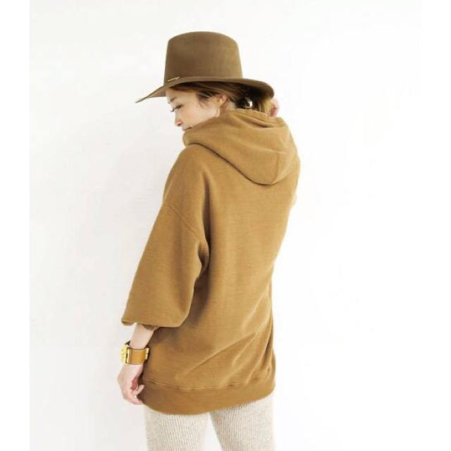 Deuxieme Classe☆新品 スウェット パーカー マスタード Deuxieme Classe☆新品 スウェット パーカー マスタード