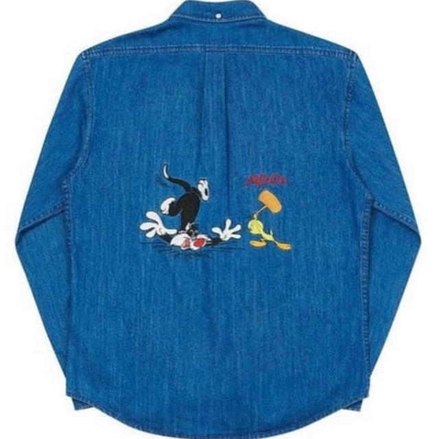 Supreme(シュプリーム)のpalace tweety デニムシャツ　トゥイーティー　パレス メンズのトップス(シャツ)の商品写真