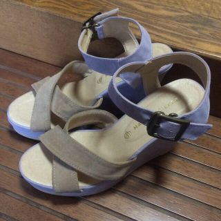 マジェスティックレゴン(MAJESTIC LEGON)の【美品】マジェ スウェードサンダル(サンダル)