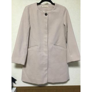 マジェスティックレゴン(MAJESTIC LEGON)の【マジェスティックレゴン】ノーカラーコート❤︎フリーサイズ(ロングコート)