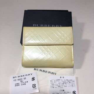 バーバリー(BURBERRY)のBURBERRY バーバリー　折り財布(財布)