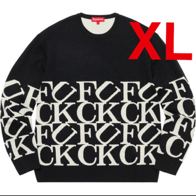 supreme　fuck  sweater  セーター　XL