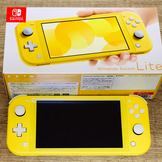 最高の品質の  Nintendo Switch - ●美品/Nintendo Switch Lite イエロー本体 携帯用ゲーム機本体
