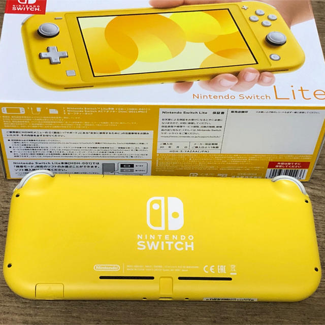 最安値 ○美品/Nintendo Switch LITE Lite SWITCH イエロー本体 