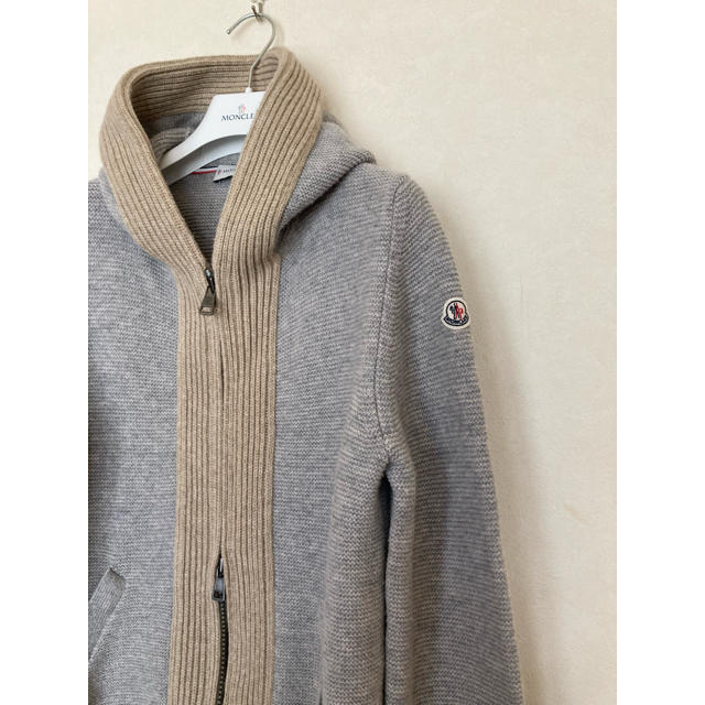 モンクレール　ウール　グレー　パーカー　Mサイズ　Moncler 国内正規品