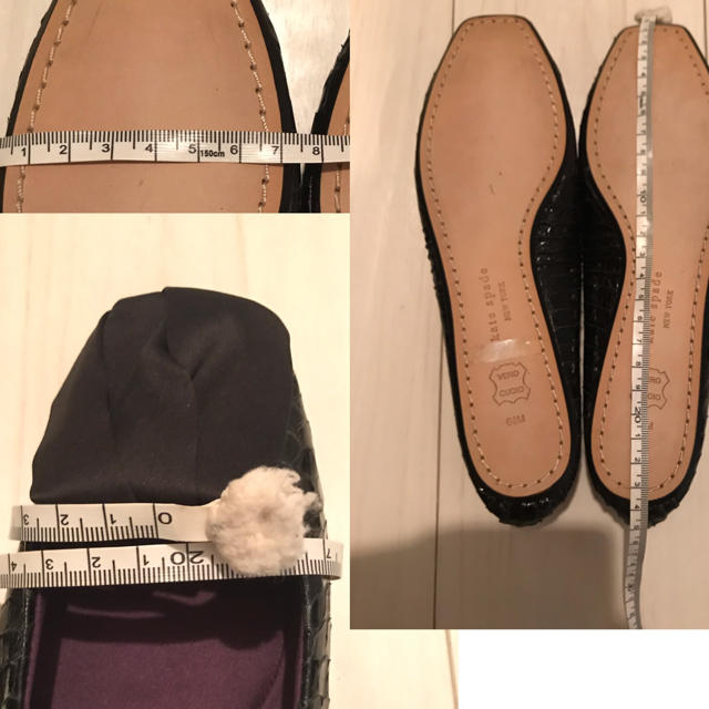 kate spade new york(ケイトスペードニューヨーク)のKATE SPADE ケイトスペード　フラット　パンプス　6 1/2 M  レディースの靴/シューズ(ハイヒール/パンプス)の商品写真