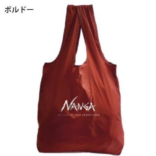 NANGA - ナンガ エコバッグ ボルドー 新品未使用 NANGA 新作の通販｜ラクマ