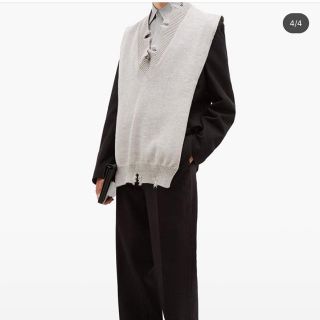 マルタンマルジェラ(Maison Martin Margiela)のmaison margiela  マルジェラ　ゲージ 5 ニットベスト　19aw(ニット/セーター)