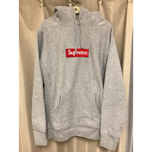 トップスsupreme box logoパーカー