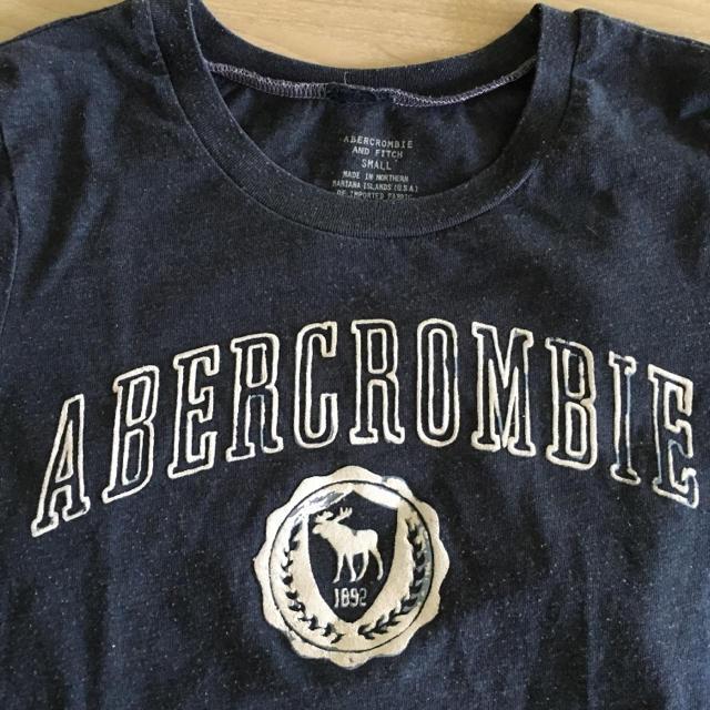 Abercrombie&Fitch(アバクロンビーアンドフィッチ)のアバクロ ２枚  中古 長袖Tと半袖T レディースのトップス(Tシャツ(長袖/七分))の商品写真