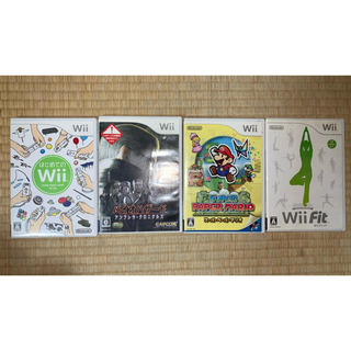 ウィー(Wii)のWiiソフト4本(家庭用ゲームソフト)