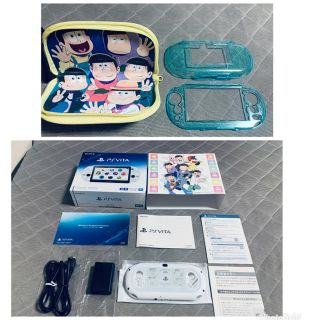 プレイステーションヴィータ(PlayStation Vita)のvita おそ松さん　比較的美品　送料無料(携帯用ゲーム機本体)