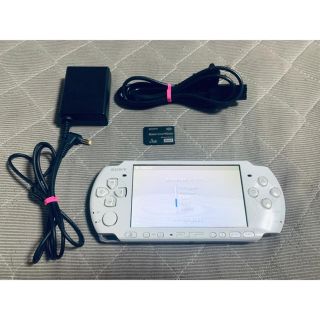 プレイステーションポータブル(PlayStation Portable)のPSP-3000 ホワイト　比較的良品　送料無料　1(携帯用ゲーム機本体)