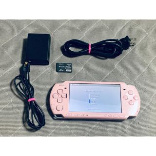 プレイステーションポータブル(PlayStation Portable)の専用出品　PSP-3000 ピンク　比較的良品　1(携帯用ゲーム機本体)