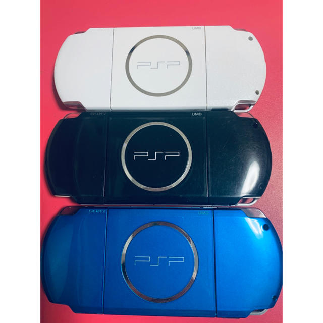 PlayStation Portable(プレイステーションポータブル)の専用出品　PSP-3000 ジャンク　3台 エンタメ/ホビーのゲームソフト/ゲーム機本体(携帯用ゲーム機本体)の商品写真