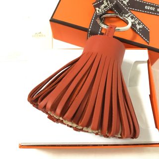 新品 HERMES カルメン バイカラー 2色 コルナリン オレンジパール