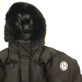 ショッフェル schoffel ダウン ジャケット 美品 黒 ファー ブラックの