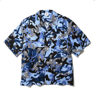 ジーユー(GU)のオープンカラーシャツ(5分袖)1MW by SOPH.セットアップ(シャツ)