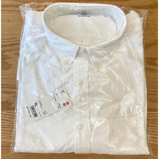 ユニクロ(UNIQLO)の新品未開封 ユニクロ 長袖 オックスフォードシャツ XL オフホワイト(シャツ)