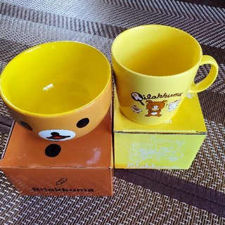 【新品】リラックマ　茶碗、マグカップ(キャラクターグッズ)
