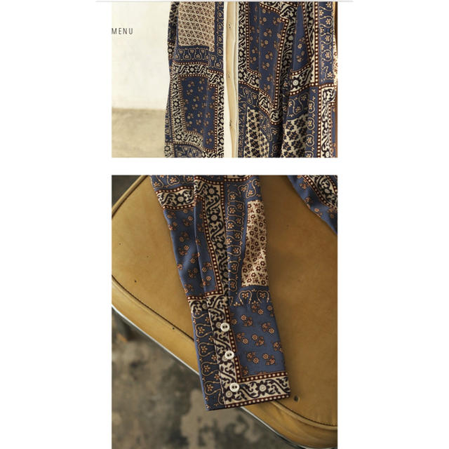 TODAYFUL(トゥデイフル)のtodayful  【Standcollar Paisley Shirts】 レディースのトップス(シャツ/ブラウス(長袖/七分))の商品写真