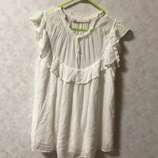 ザラ(ZARA)のノースリーブフレアブラウス(シャツ/ブラウス(半袖/袖なし))