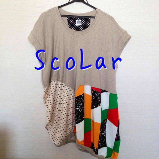 ScoLar(スカラー)の『ScoLar』アシンメトリーカットソー レディースのトップス(カットソー(半袖/袖なし))の商品写真