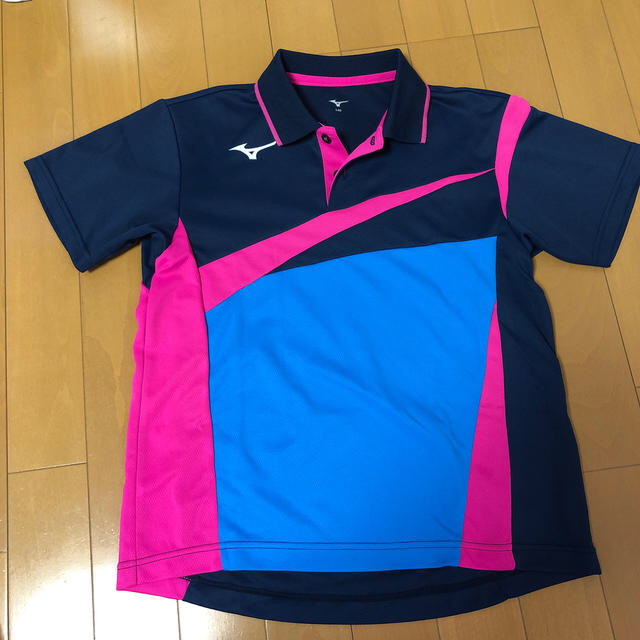 MIZUNO(ミズノ)のミズノ ネイビーピンクMIZUNO140.150ユニフォーム62JA800514 スポーツ/アウトドアのスポーツ/アウトドア その他(バドミントン)の商品写真