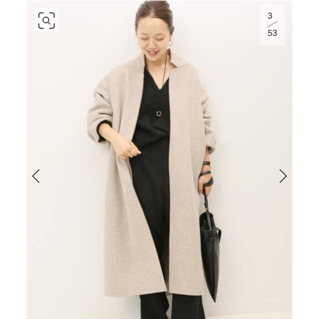 美品◇Plage◇ハミルトンコクーンコート/ベージュ/36 美品◇Plage◇ハミルトンコクーンコート/ベージュ/36