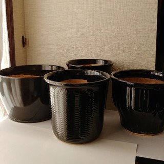 陶器植木鉢 4個(プランター)