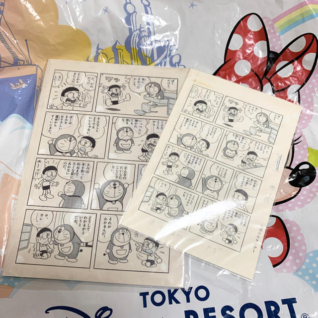 小学館(ショウガクカン)のドラえもん　藤子・F・不二雄展　ポストカード　ノート　原画 エンタメ/ホビーのおもちゃ/ぬいぐるみ(キャラクターグッズ)の商品写真