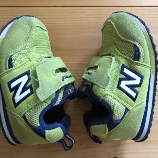 ニューバランス(New Balance)のニューバランス　13センチ　グリーン(スニーカー)