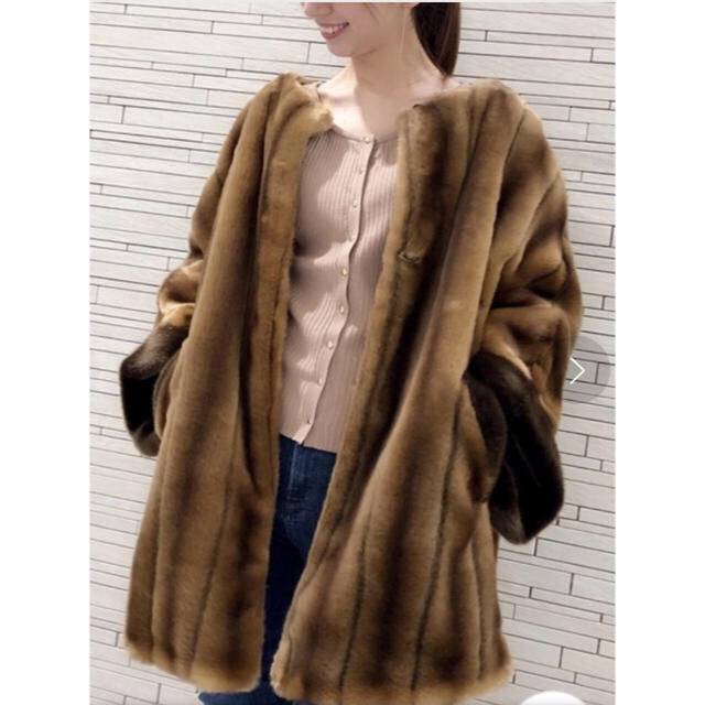 Noble フェイクファーコート 未使用品 | suisseoptique.it