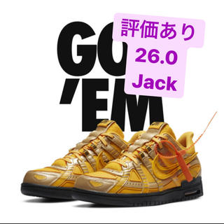 ナイキ(NIKE)のNIKE ラバーダンク off-whte 26.0(スニーカー)