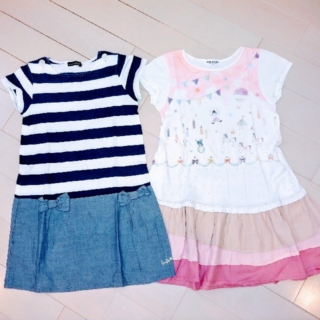 pom ponette(ポンポネット)のポンポネット　ワンピース　130cm キッズ/ベビー/マタニティのキッズ服女の子用(90cm~)(ワンピース)の商品写真