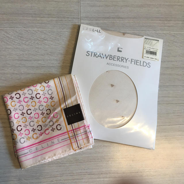 STRAWBERRY-FIELDS(ストロベリーフィールズ)のストロベリーフィールズ　ストッキング　セリーヌ　タオル レディースのレッグウェア(タイツ/ストッキング)の商品写真