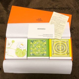 エルメス(Hermes)のエルメス　HERMES ソープ　3点セット　石鹸　送料込(ボディソープ/石鹸)