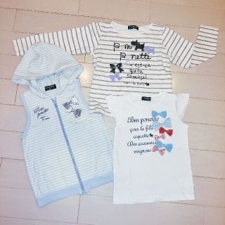 ポンポネット(pom ponette)のポンポネット　120cm3点セット(Tシャツ/カットソー)