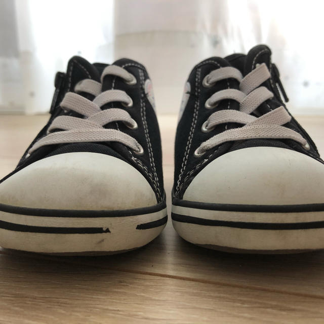 CONVERSE(コンバース)のコンバース黒13cm キッズ/ベビー/マタニティのベビー靴/シューズ(~14cm)(スニーカー)の商品写真