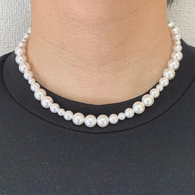 Jieda(ジエダ)のmix pearl necklace メンズのアクセサリー(ネックレス)の商品写真