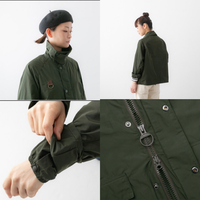 BEAUTY&YOUTH UNITED ARROWS(ビューティアンドユースユナイテッドアローズ)のroku購入 Barbour SPEY CASUAL/M オリーブ レディースのジャケット/アウター(ブルゾン)の商品写真