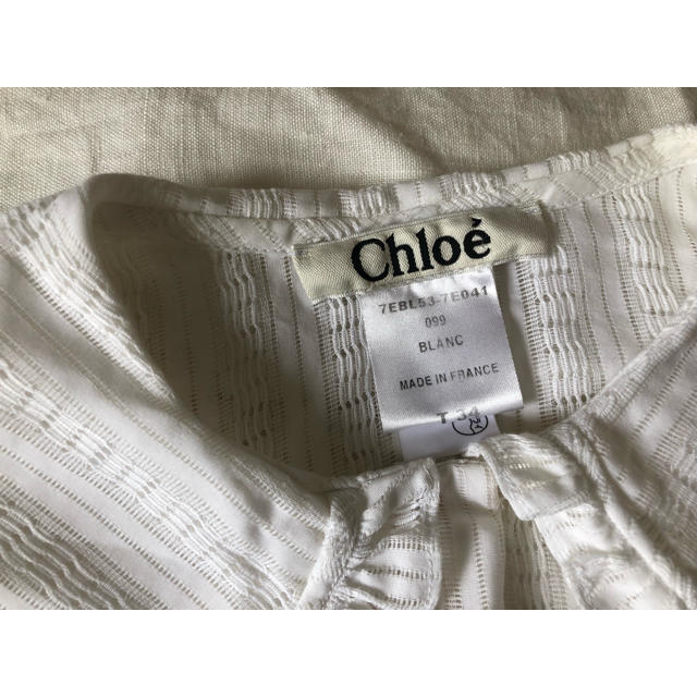 Chloe(クロエ)のchloe lace blouse レディースのトップス(シャツ/ブラウス(半袖/袖なし))の商品写真